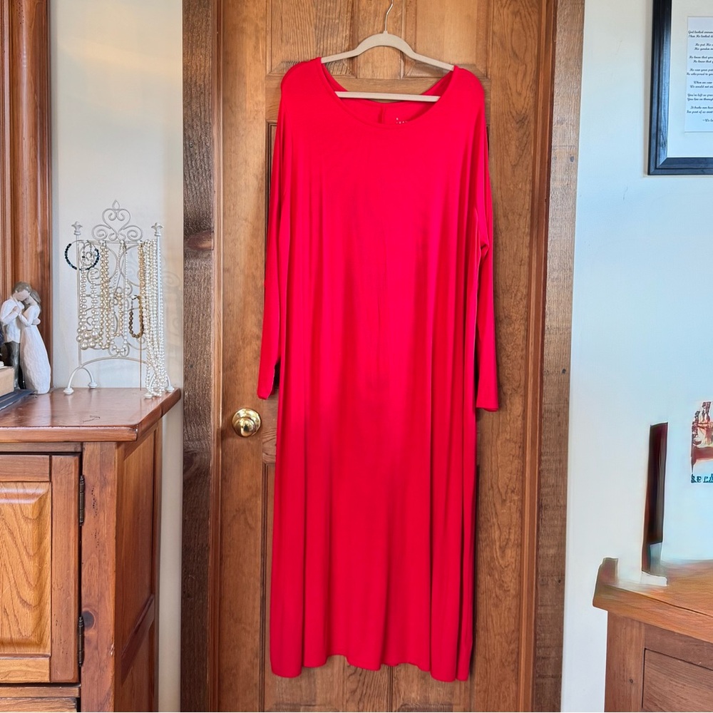 A New Day (Target) Fine-Ribbed Midi Dress - Size 3X NWTs! - Picture 3 of 13